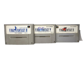 Super Famicom SFC Final Fantasy Bundle Lot IV V VI  Japanese Import
