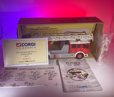 Corgi Classics 97361 AEC Turntable Ladder New Zealand Fire Brig+Mirr+Fig+Ltd+Box