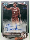 2025-26 Bowman - Chrome Prospect Autographs Davion Hannah #CPA-DH (AU, RC)
