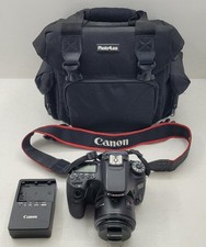 Canon EOS 70D W 20.2mp w/ 50mm Lens Charger Case Digital Camera