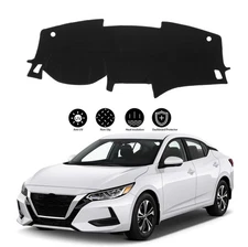 For Nissan Sentra 2020-2025 Car Black Dashmat Dashboard Cover Mat Interior Pad