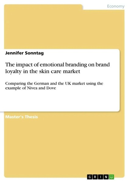 The Impact Of Emotional Branding On Brand Loyalty In The Skin Care Market Buch-image