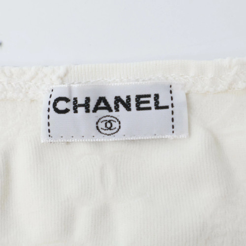 CHANEL 98P P11126 White Camellia Short Sleeve T-Shirt Tops Unknown Women'S Used - Picture 3 of 10