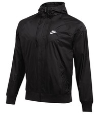 Nike Men's Team Black Windrunner Windbreaker CU9474-010 100 Retail