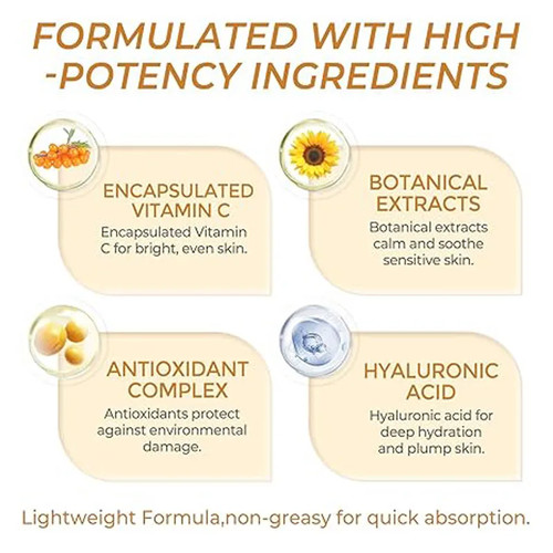 Deep Vitamin C Golden Capsule Hydrating Face Moisturizer, Antioxidant Protection - Picture 5 of 7