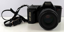 Ricoh KR-10M 35mm SLR Film Camera w/ Sigma 90mm f/2.8 Macro Lens Untested 