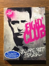 FIGHT CLUB 10th Anniversary Edition Brad Pitt Blu Ray with slipcase