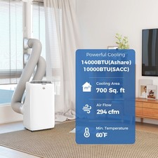 Inverter Portable Air Conditioner With Dual Hose 14000 Btu Ac Unit Inverter Portable Air Conditioner With Dual Hose 14000 Btu Ac Unit