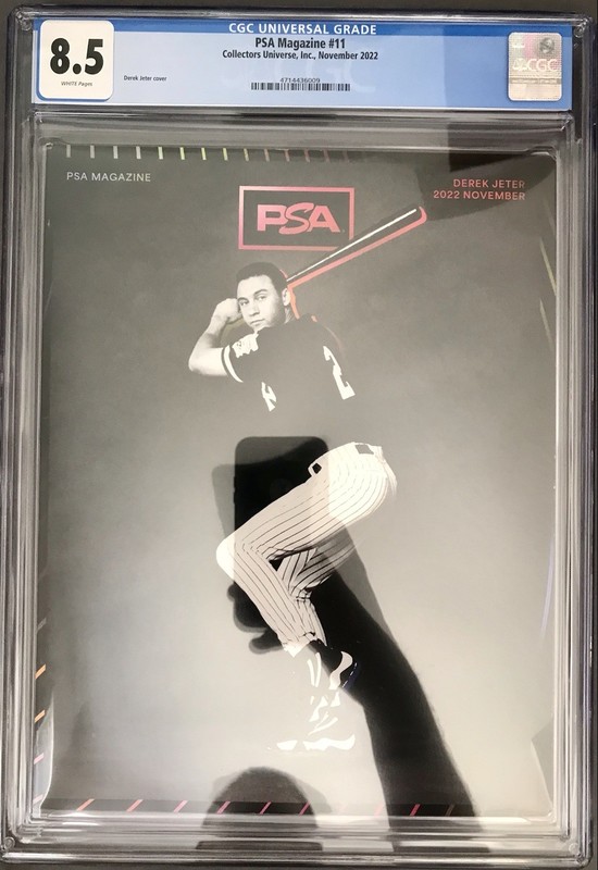 Derek Jeter PSA Magazine #11 2022 CGC 8.5 NewYork Yankees Legend HOF