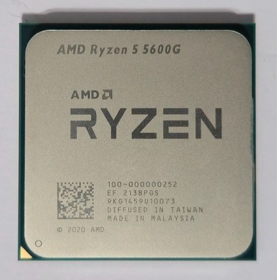 AMD Ryzen 5 5600G 3.90 GHz Unlocked 6 Core 12 Thread AM4 Desktop CPU APU w iGPU