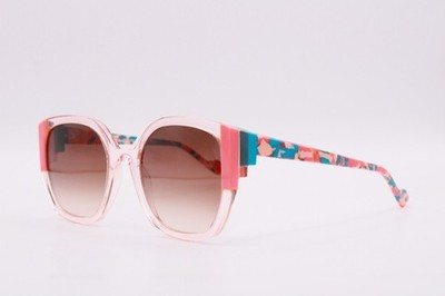 NEW FACE A FACE SUNSET 1 COL 3006 CLEAR PINK BLUE AUTHENTIC SUNGLASSES 52-19 K2