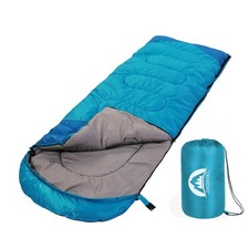 Sleeping Bag 3 Seasons Summer, Spring, Fall Warm  Cool Weather - Lightweig...