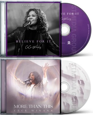 CeCe Winans CD Collection - Believe For It / More Than This 2 CD Set - NEW