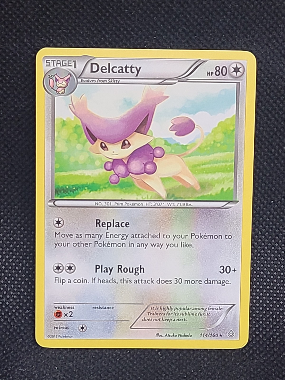 Delcatty Pokemon XY - Primal Clash #114/160 MP