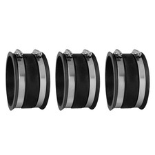 70149-P3V 4 Inch Dust Control Flex Cuff with Steel Hose Clamps, Hose Connecto...