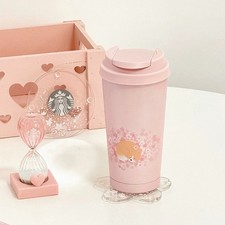 Starbucks 2026 China Spring Sakura Cute Pets Series 17oz SS tumbler cup