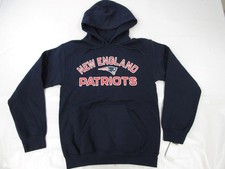 New New England Patriots Mens Sizes S-M Navy Blue Hoodie