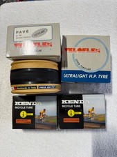 Veloflex "Pave" Open Tubular Tires (pair) 700x22 Made in Italy with new tubes