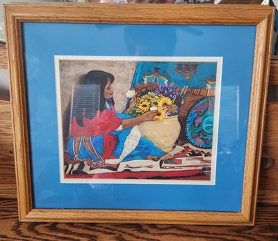 Artwork by Edward Gonzales ''La Nueva Mexicanca'' by Edward Gonzales