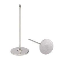 uxcell Long Upholstery Nails Tacks 18mmx50mm Flat Head 18mmx50mm, Silver