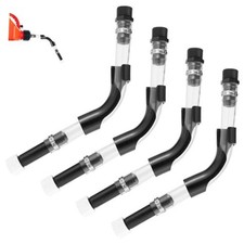 Racing Fuel Jug Hose with Bender, for 3/5/5.5 Gallon Gas Cans, 14 Inch 4 Set