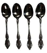 Oneida Renoir Pembrooke Set of 4 Table Spoons USA Stainless Flatware