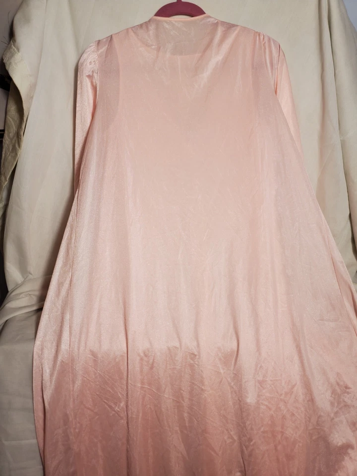 复古 JCPENNEY UNIONMADE 晚礼服带长袍美国制造 M 码 — 第 2/4 张图片