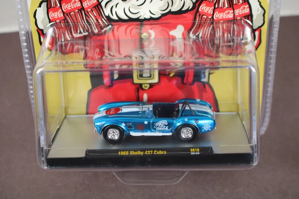 M2 Machines 1965 Shelby 427 Cobra Christmas 2025 Coca Cola LQQK - Image 2 of 4