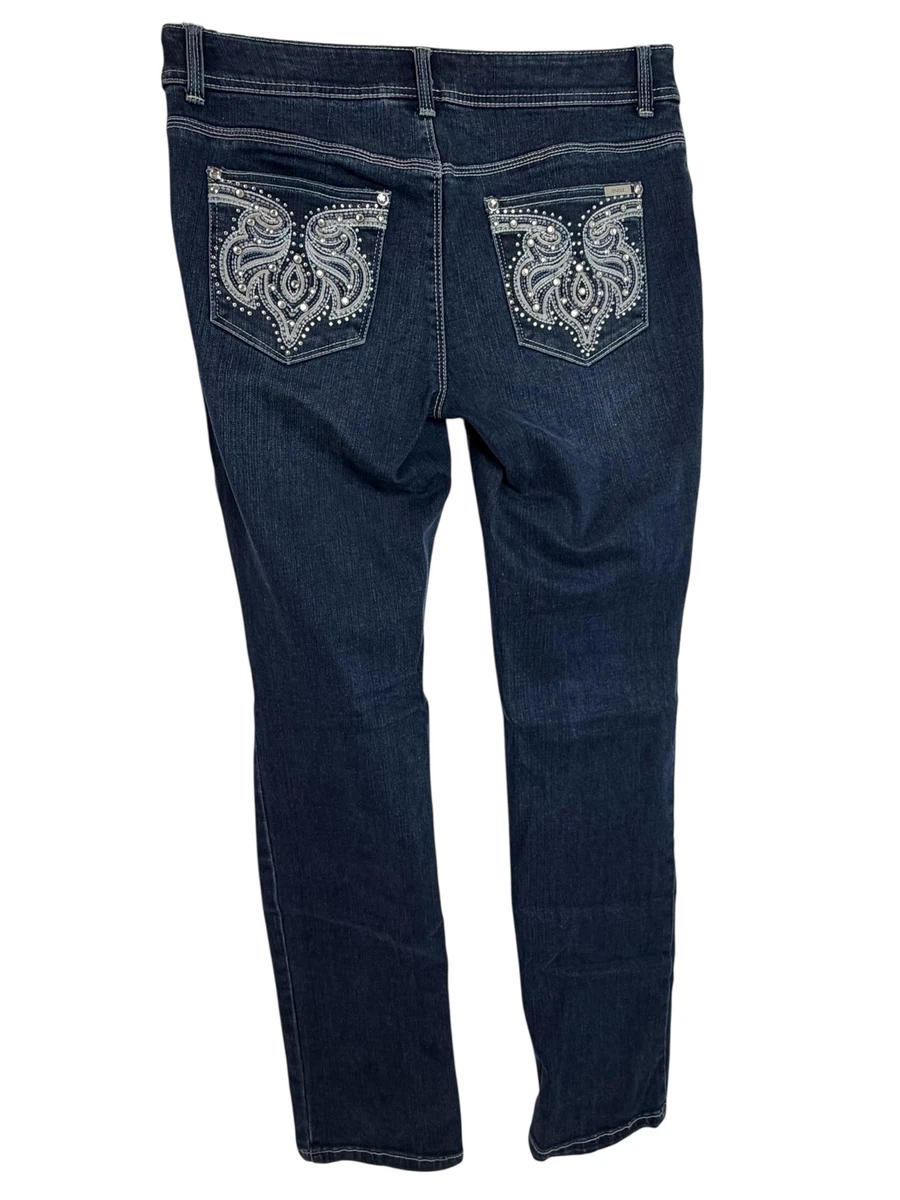 Pantalon Skinny Femme Chico's Taille 0.5 Regular - Bleu Royal - Occasion Très Bon état - Taille US