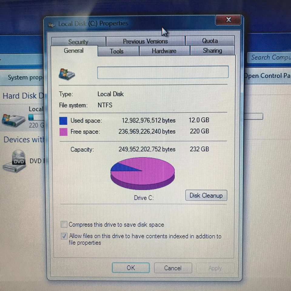 Toshiba Satellite Retro Gaming Laptop Celeron 2.20GHz 3GB RAM (Windows 7 Pro) - Image 3 of 4