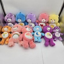Vtg 2000s Lot Of 11 Care Bears Plush Friend Share Funshine Champ Bedtime 8"-12"