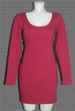 VTG Rampage Cut-Out Sides Elastic Straps Zipper Back Stretchy Dress Wm's M MWT