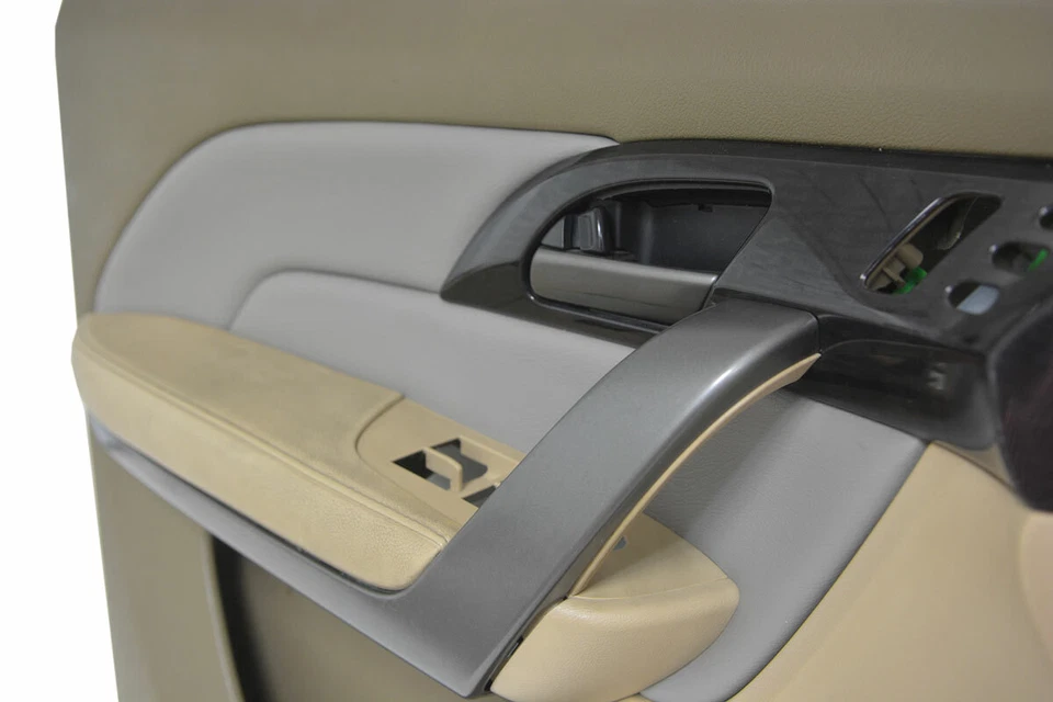 Подходит для Acura MDX 2007-2013 ПВХ синтетическая кожа вставка дверная панель чехол серо-коричневый - Изображение 4 из 4