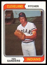 1974 Topps Ken Sanders Cleveland Indians #638