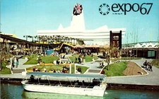Great Britain Pavillion, Expo 67, Montreal, Canada chrome Postcard