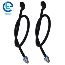 1 Pair Fuel Injector Plug Gray Black PTO MAG For 2012-2013 Polaris Ranger XP 800