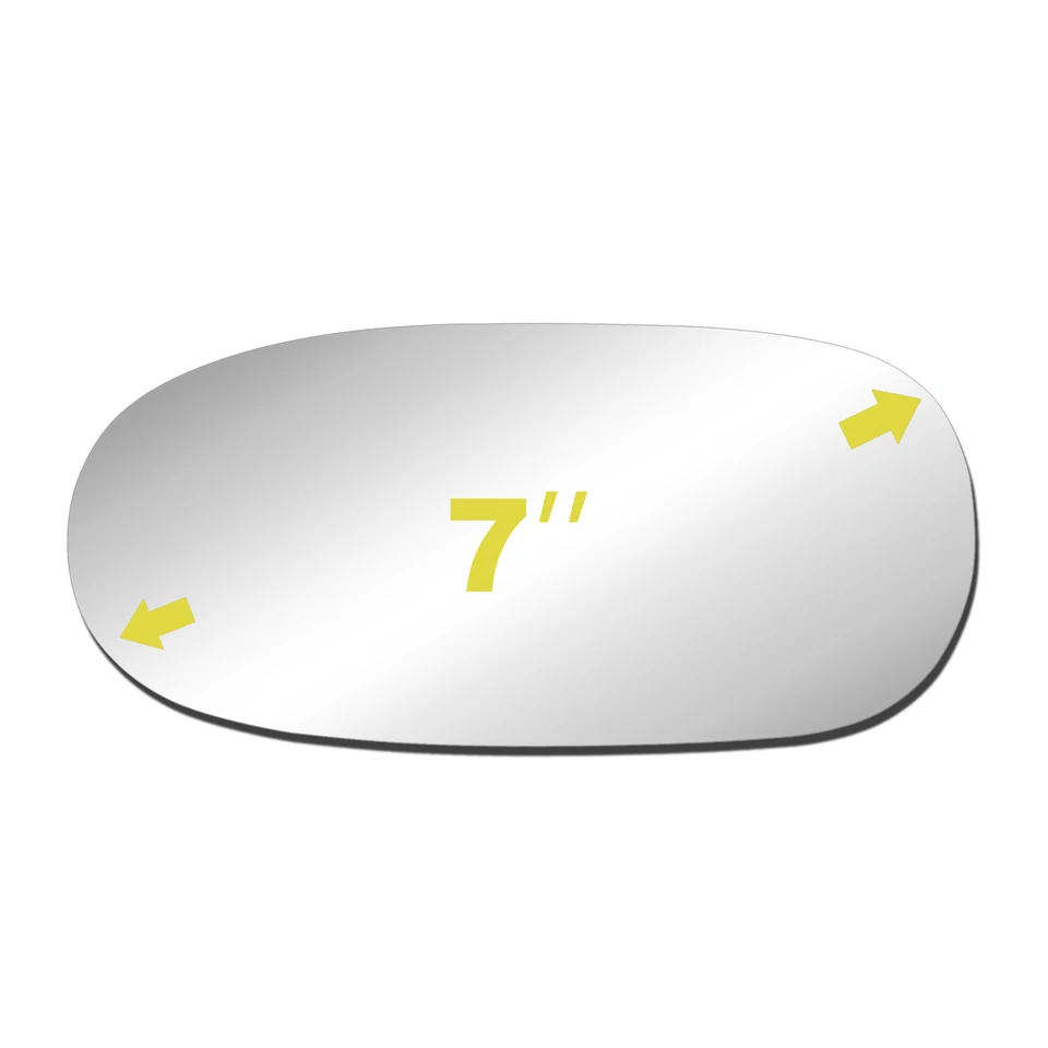 Repuesto de cristal espejo retrovisor para Chevrolet Corvette 1997 conductor lado izquierdo plano derecho Foto 2 de 4