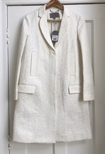 Mulberry Betsy Coat Petal Jacquard Cream Colour Uk6 Bnwt (probably Uk 8-10)