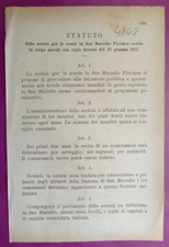 S.MARCELLO PISTOIESE 1892 ROYAL DECREE X STATUTE SCHOOLS-4847