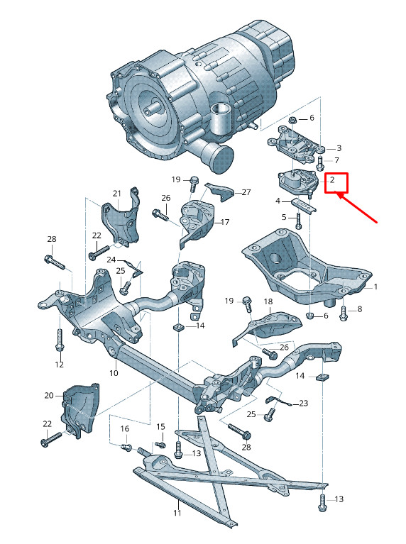 Bague de transmission en caoutchouc collé pour Audi A4 Allroad B8 8K0399151Cl