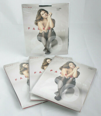 Falke ~ BEAUTY 20 ~ plus size tights BNWT various sizes black or powder beige
