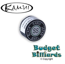 1 pc - KAMUI Black Laminated Pool Billiard CUE TIP - Super Soft