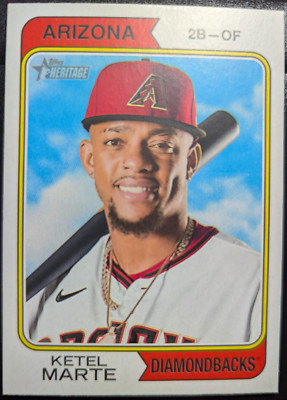 Ketel Marte Arizona Diamonbacks MLB TOPPS Heritage 2023