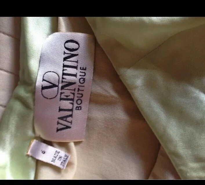 Valentino silk lace mint green maxi skirt - Image 3 of 3