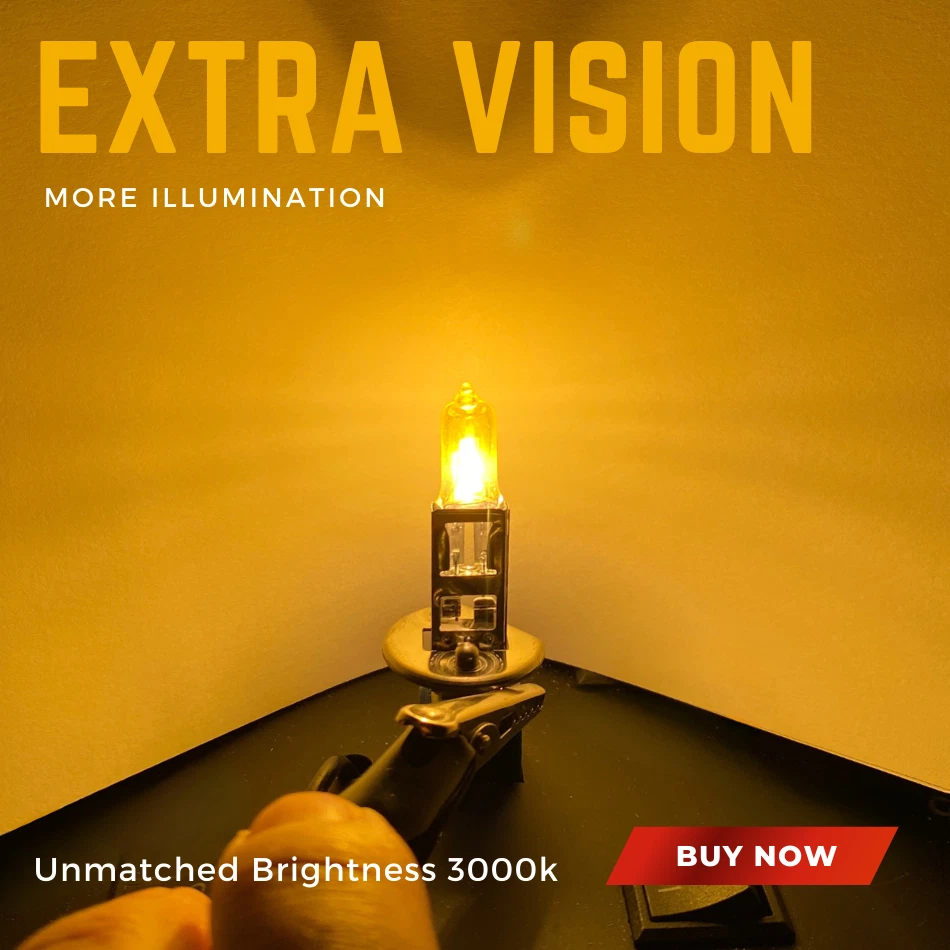 For Jaguar X-Type 100w Xenon Yellow Headlight 2001-09 High Low Beam Light Bulbs - Image 2 of 4