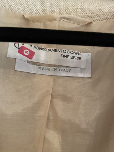 Max Mara (brand cut out) Linen Blazer NWOT Size 10 - Picture 9 of 13