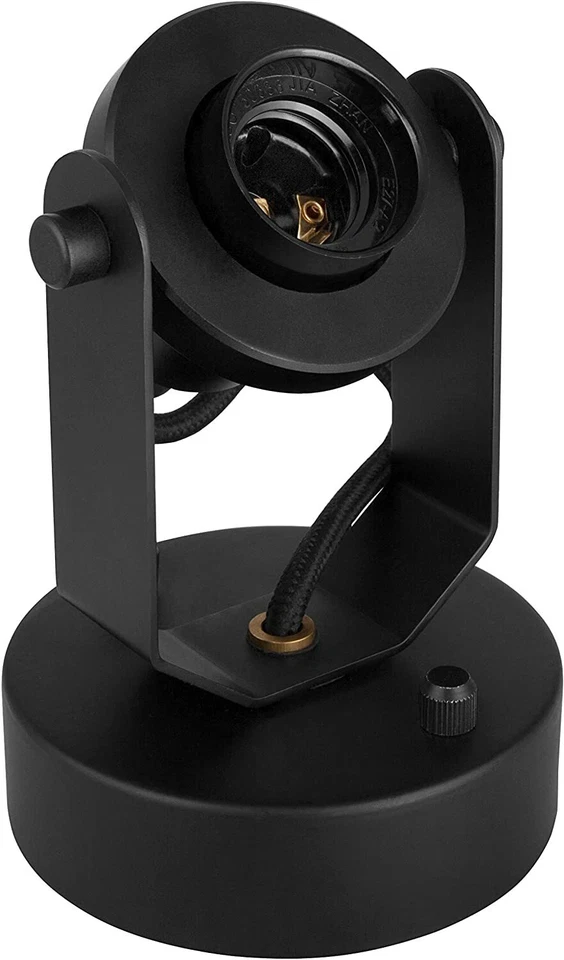 Osram Vintage 1906 Strahler schwarz schwenkbar E27 Leuchte EEK:G (Spektr A-G)