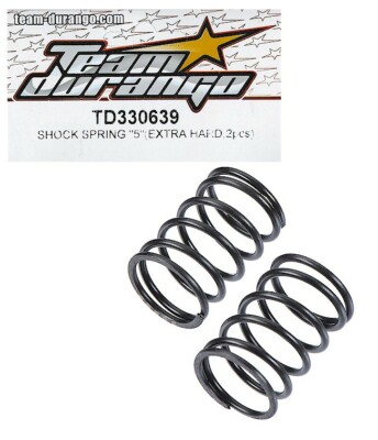 RC Car Team Durango TD330639 Optional Extra Hard ''5'' Springs 19.4lbs DETC410 v2