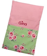 Wärmekissen 19x30cm Rosen Rosa Erwachsene mit Namen Rapssamenkissen Körnerkissen