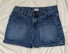 Children  s Place Jean Shorts Size 12 Denim Adjustable Waist Blue Pockets